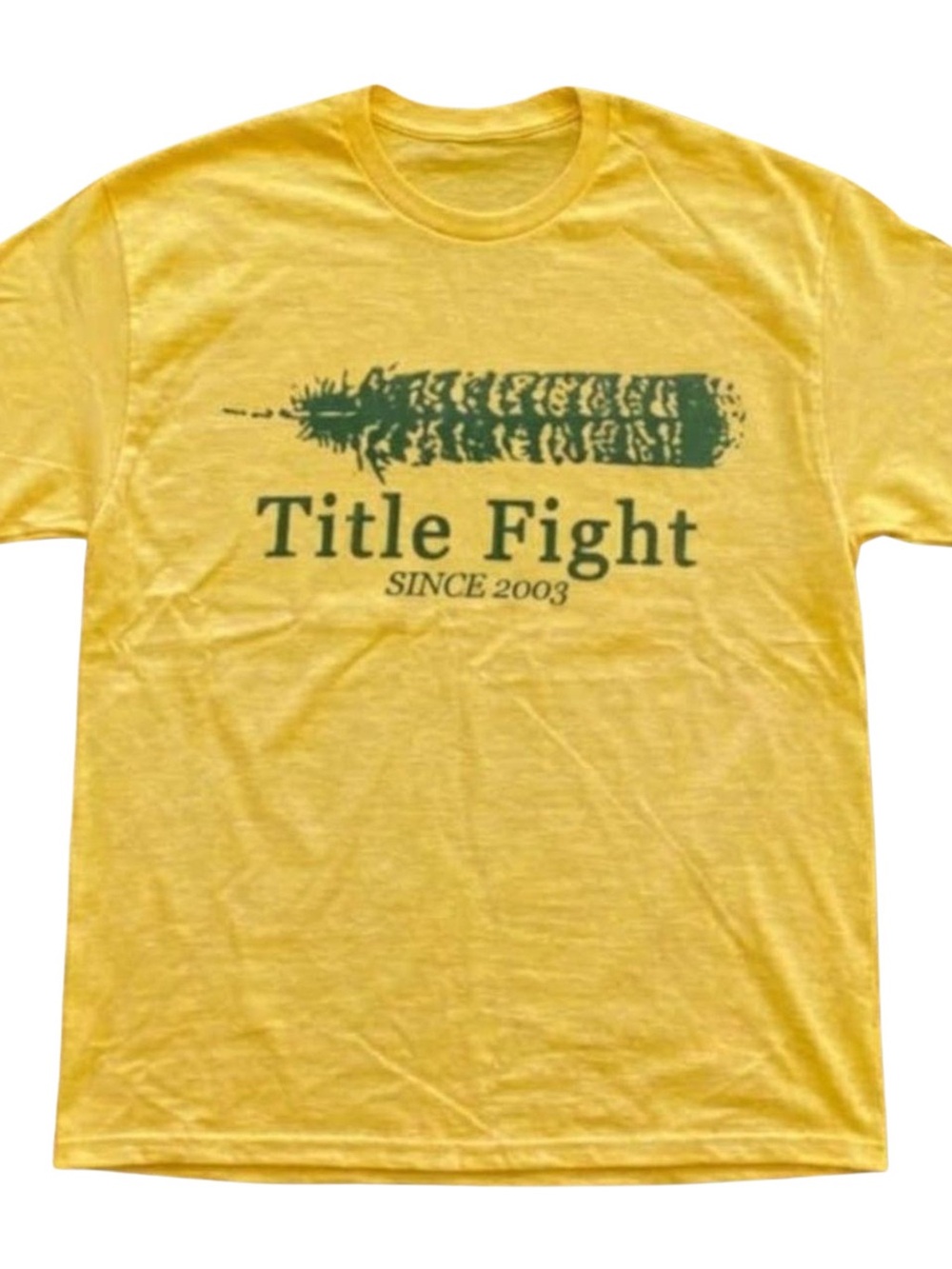 Gildan Title Fight Yellow Graphic Tee